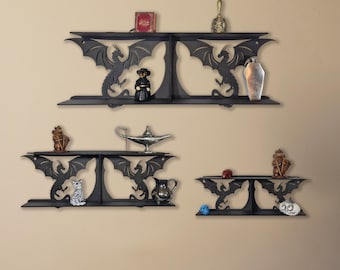 Dragon Shelving, Dragon Décor, Gothic Shelving , Gothic Décor, Mystical Décor, Mystical Shelving, Magical Shelving, Wicked Shelving, Shelfs