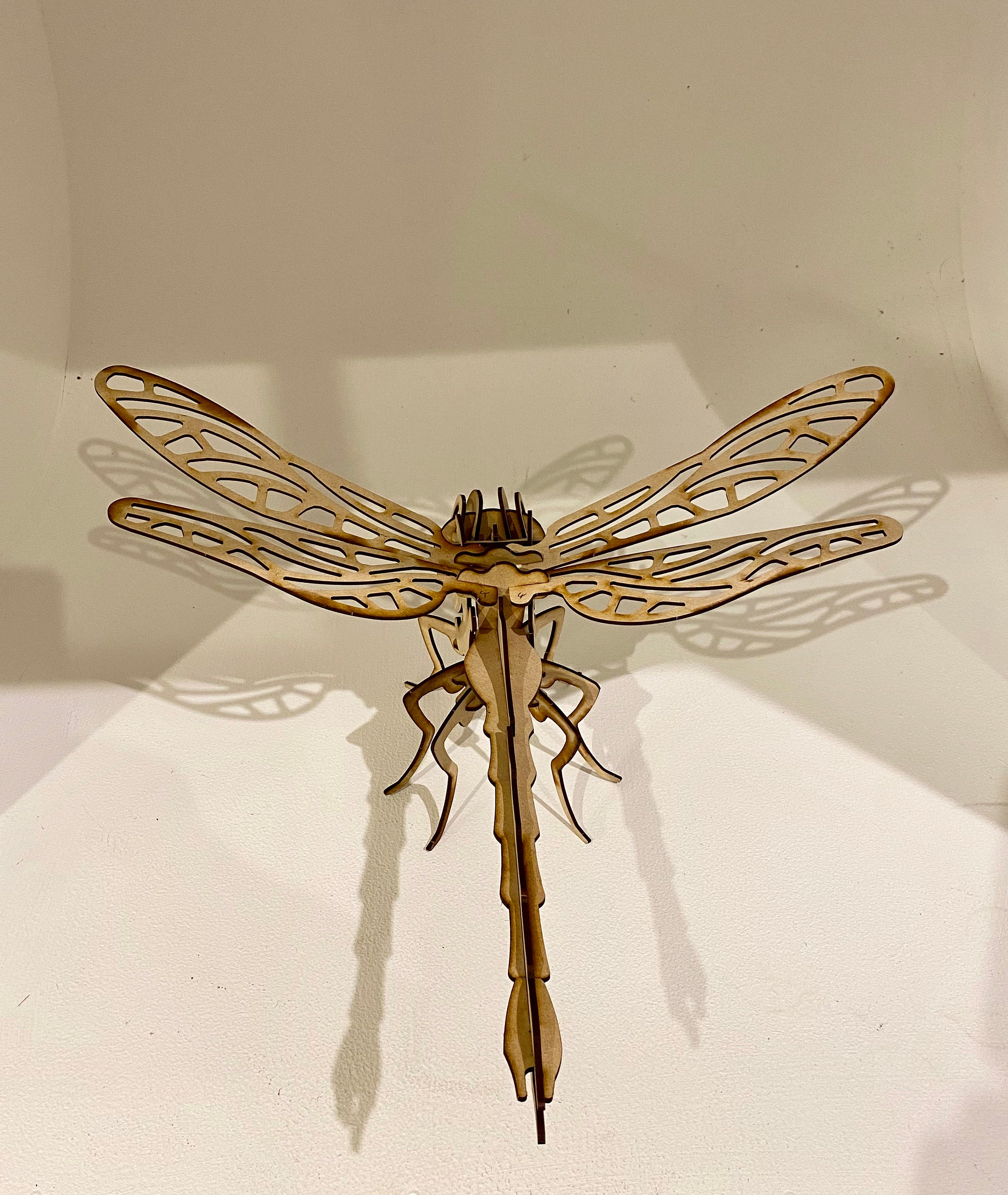 Window-like Dragonfly Wooden Jigsaw Puzzle Creative Landscaping Gift  Perfect Work Bar Decor Style
