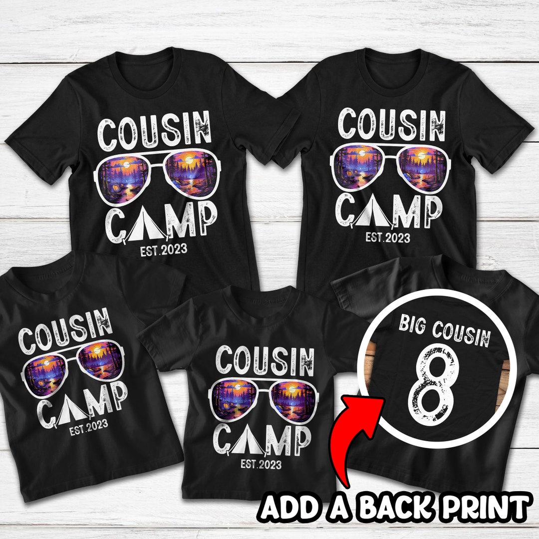 Cousin Camp T-shirts Matching Cousin Vacation Shirts - Etsy