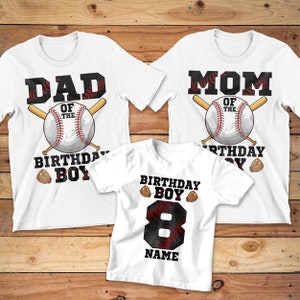 Baseball Family Birthday Shirts Baseball Birthday Boy - Etsy