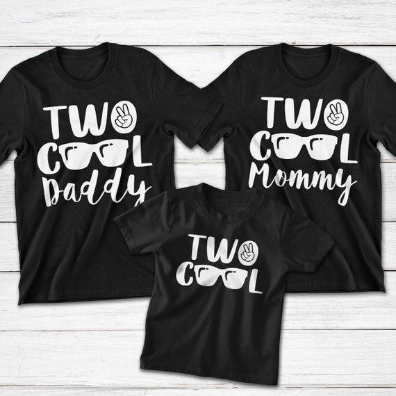 Two Cool Birthday Shirttwo Cool Family Shirttwo Cool Shirt - Etsy