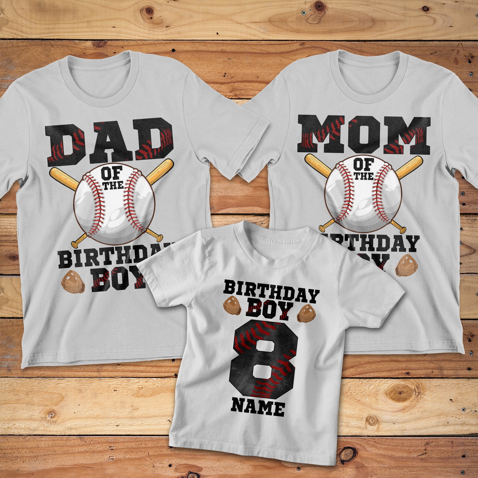 Baseball Family Birthday Shirts Baseball Birthday Boy Etsy