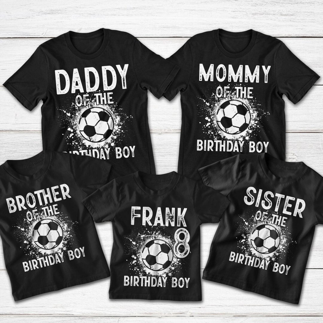 Soccer Birthday Shirts, Matching Soccer Birthday Shirts, Birthday Boy