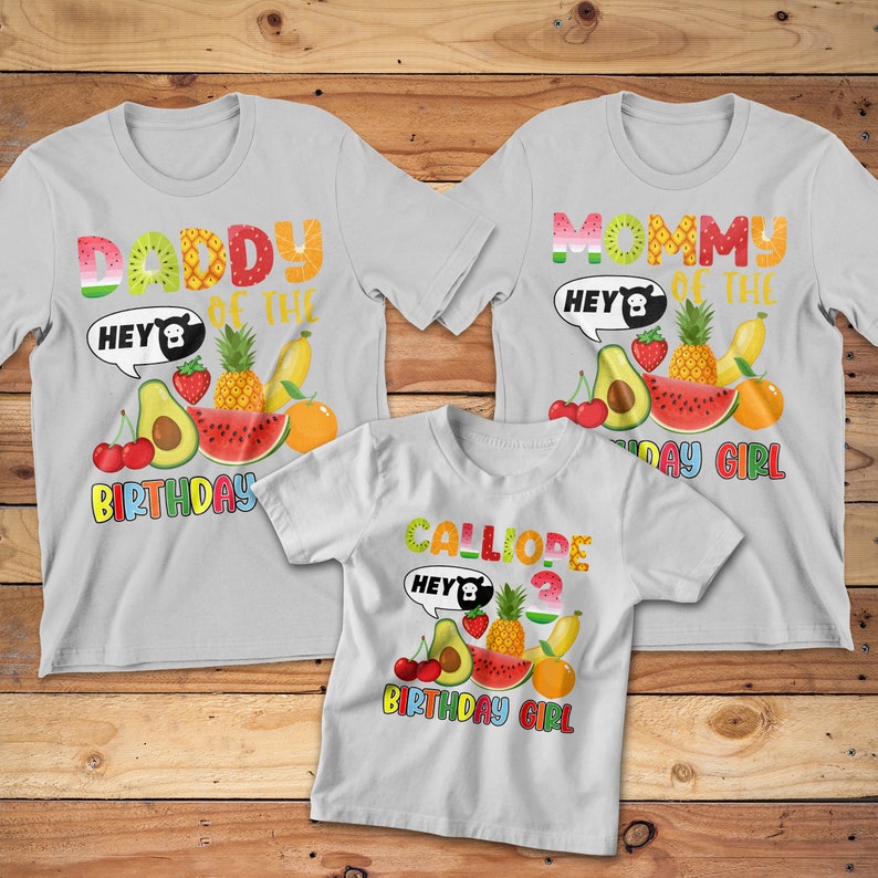 Fruit Birthday Shirt Hey Bear Sensory Birthday Shirt Dancing - Etsy