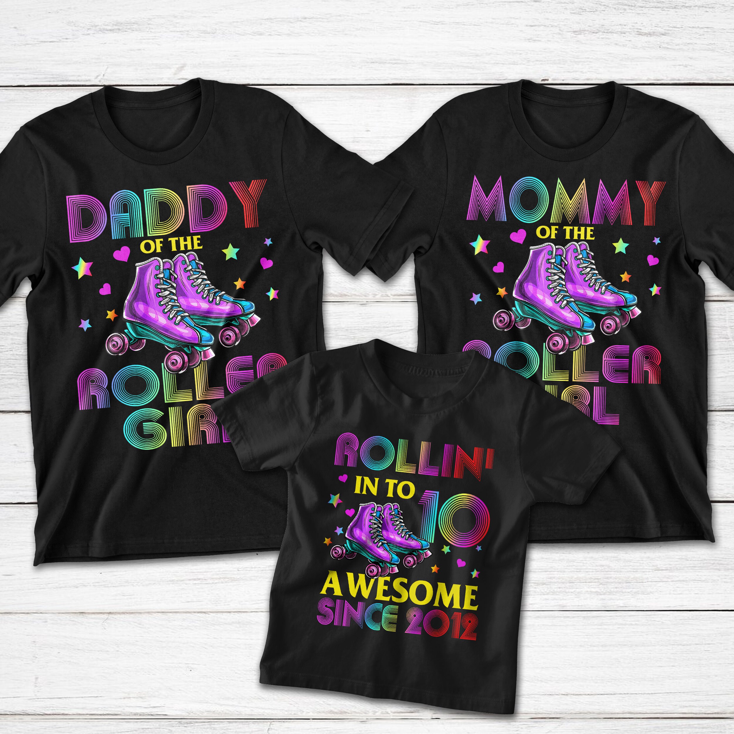Skate Birthday Shirt Skate Roller Shirt Family Birthday Etsy