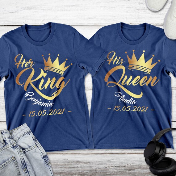 Camisetas Personalizadas Casal - King E Queen