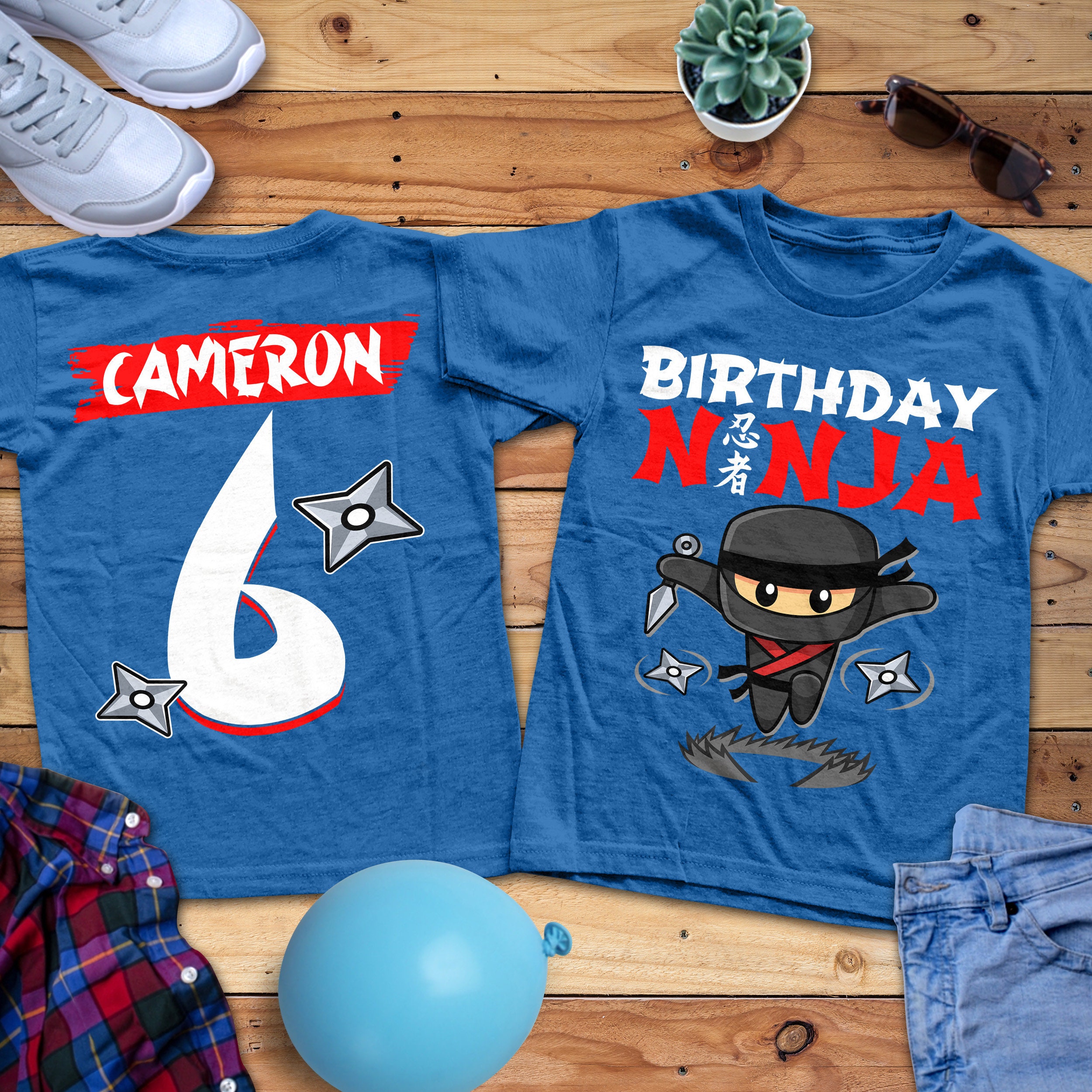 Ninja Birthday Boy Shirtninja Theme Birthday Boy Shirtninja - Etsy