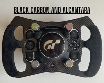 Black Version Open Wheel Mod for Thrustmaster TGT. With Alcantara and 10+ colours
