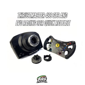 Thrustmaster 488 GT3 y Evo Racing 32R Cierre rápido