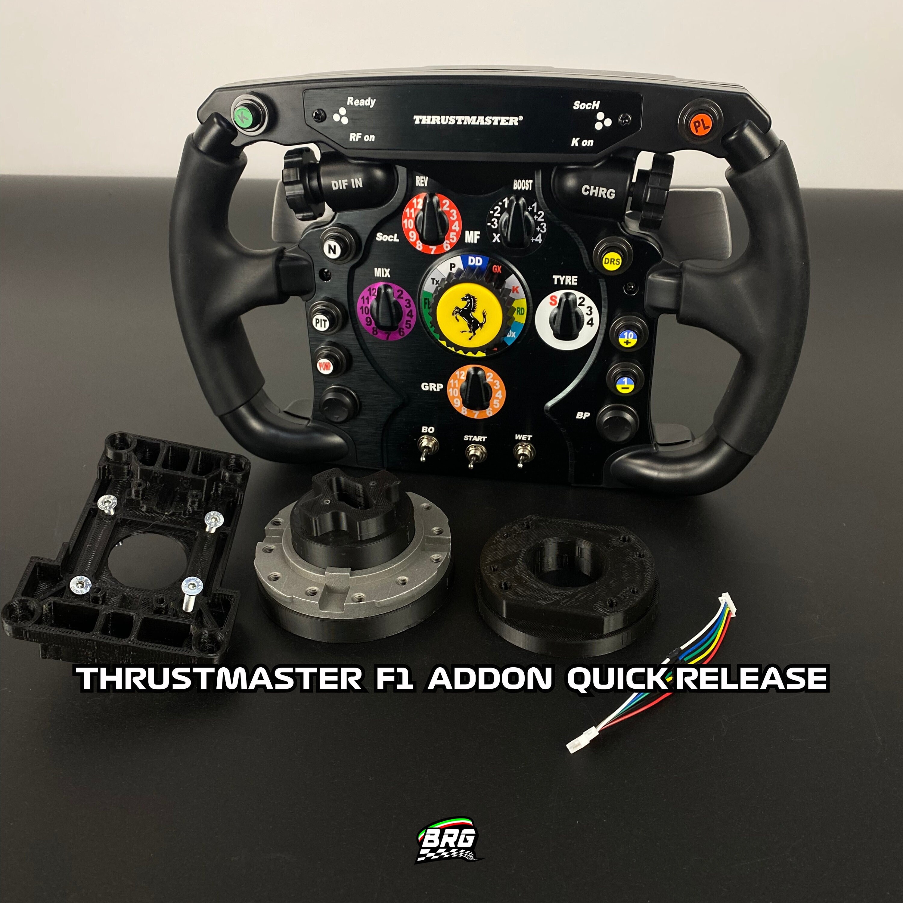 スラストマスター Ferrari F1 wheel add onマグネットMOD スラストマスター Ferrari F1 wheel add onマグネットMOD