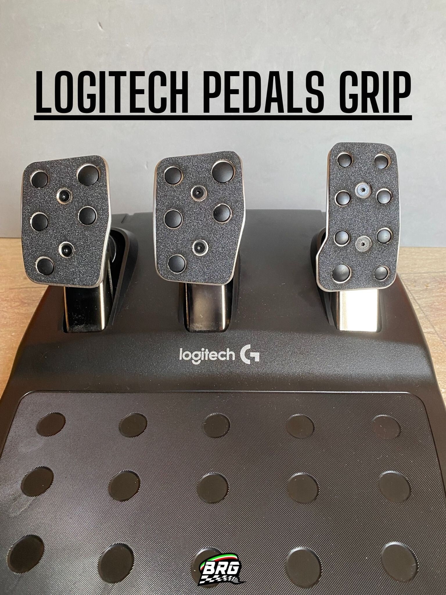 Logitech G25 / G27 / G29 / G920 Double Brake Pedal Adapter with anti-slip  layer