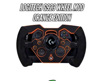 Logitech G923 Xbox Open Wheel Mod V2 Versión Naranja