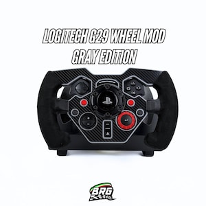 F1 Open Wheel Mod V2 für Logitech G29/G923 PlayStation Metallic-Grau-Version