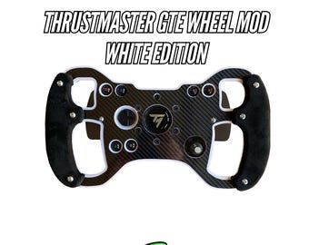 White Version F1 Open Wheel Mod for Thrustmaster Gte/599/Tm Wheels. With suede and 10+ colours.