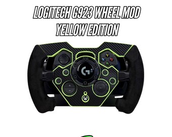 Logitech G923 Xbox Open Wheel Mod V2 Versión Amarilla