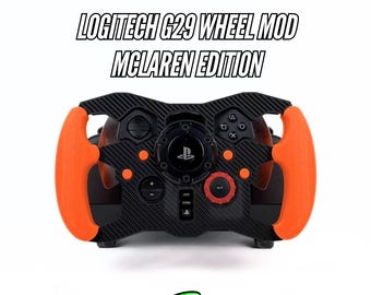 Modificación de ruedas abiertas para Logitech G29/G923, versión McLaren - Versión actualizada 2026