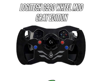 Logitech G920 Open Wheel Mod Versión Gris - Versión Actualizada 2026