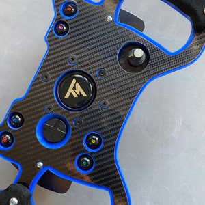 Blue Version F1 Open Wheel Mod for Thrustmaster Gte/599/Tm Wheels. With suede and 10+ colours.