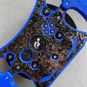 Blue Version McLaren GT3 Open Wheel Mod for Thrustmaster T300/RS GT. With suede and 10+ colours