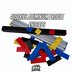 Sim Rig Aluminum Profile Endcaps – Custom Color Packs for 40x40, 80x40, 120x40, 160x40