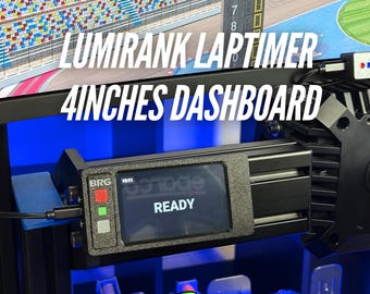 BRG Simracing Lumirank Lap Timer - Touch Screen Dash 4 Inch