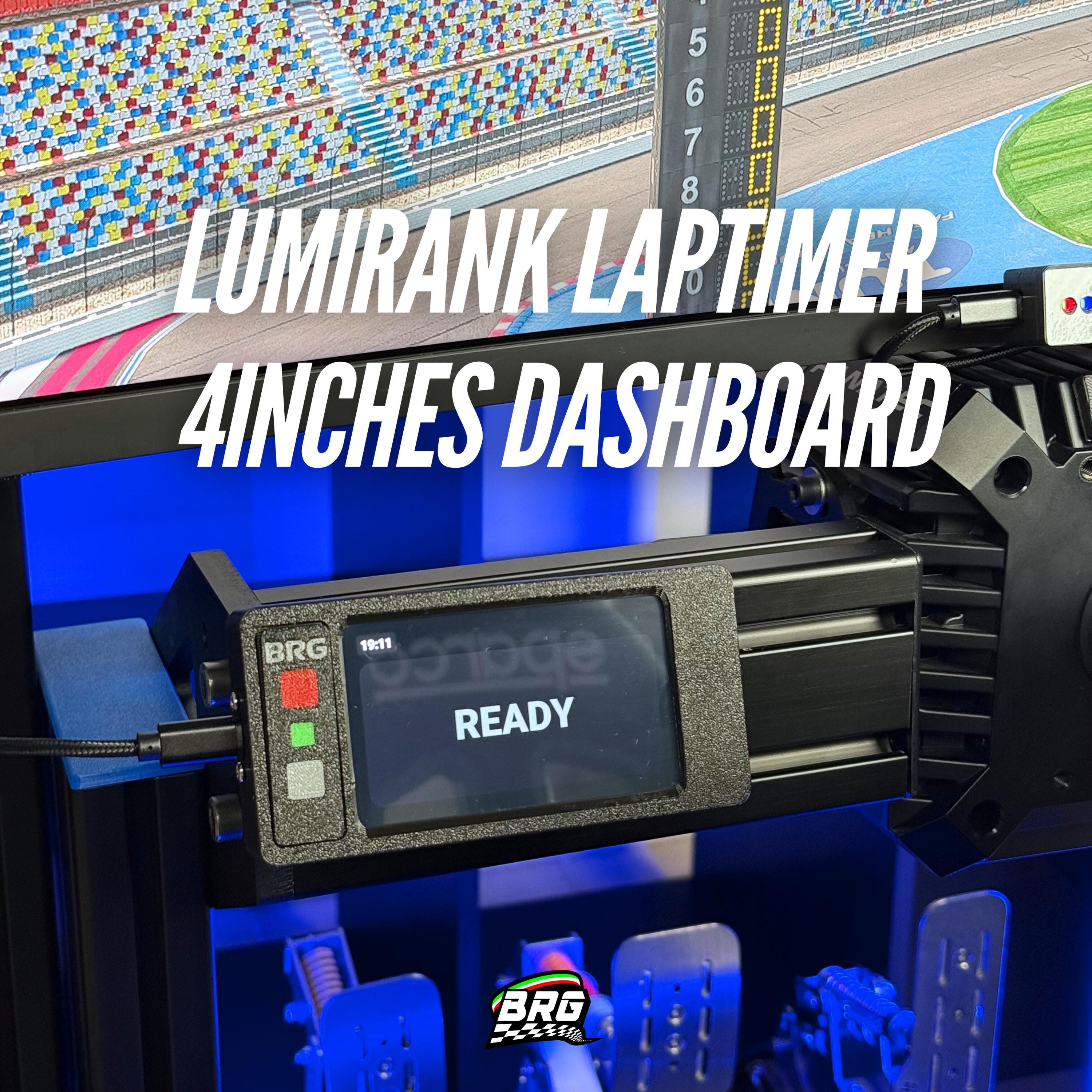 BRG Simracing Lumirank Lap Timer - Touch Screen Dash 4 Inch - Etsy