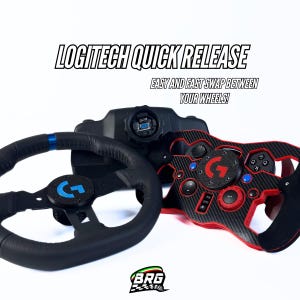 Logitech G29-G920-G923-G27 カーボンファイバーホイールクイックリリース＆スワップキット
