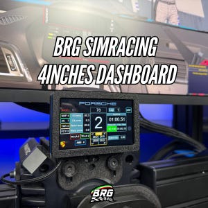 Panel de control BRG Simracing de 4 pulgadas: diseño compacto, listo para usar