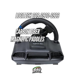 Logitech G29/G920/G923 Carbon Fiber Paddles – Magnetic Option – Left and Right