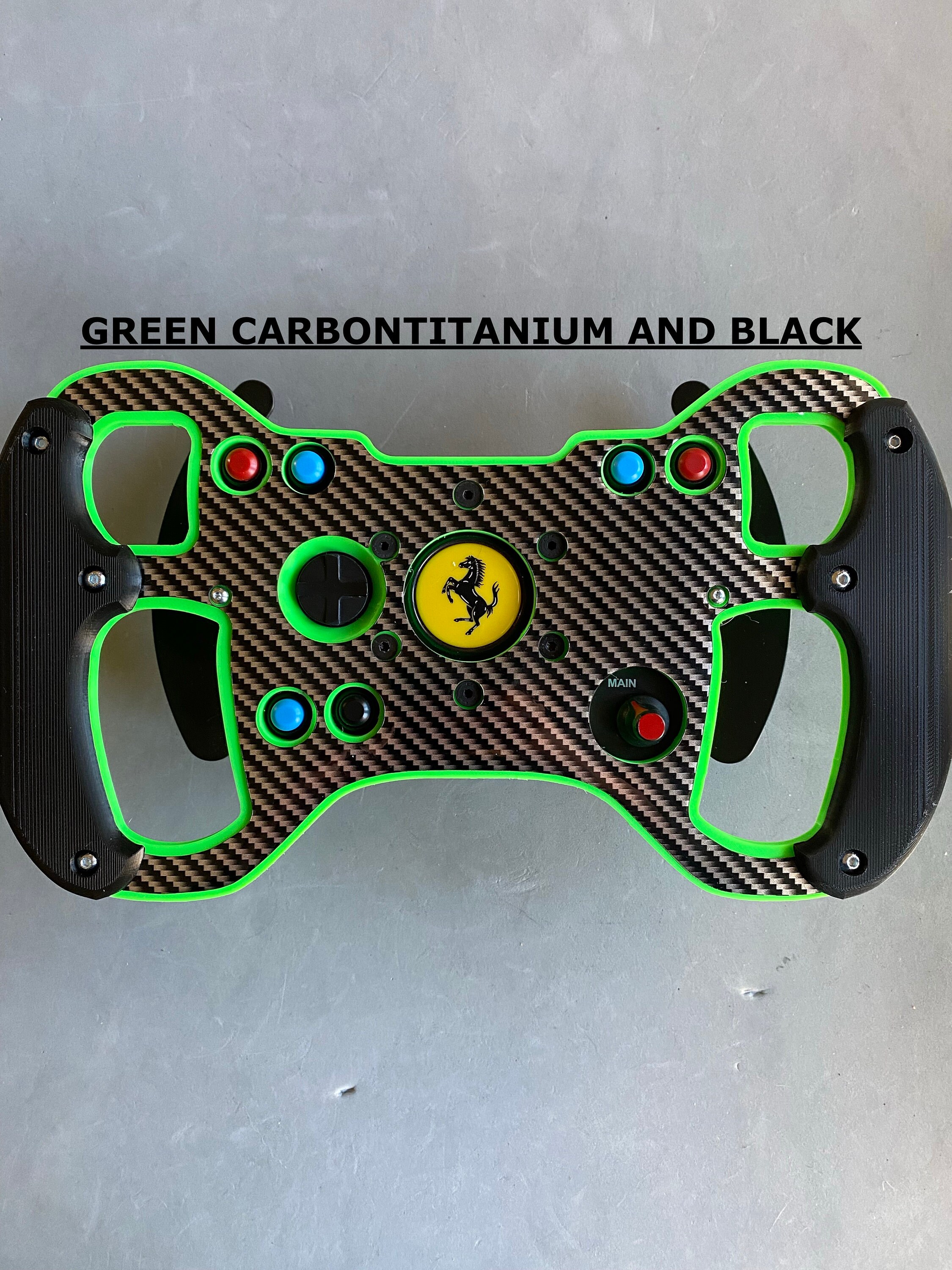 Green Version F1 Open Wheel Mod for Thrustmaster Gte/599/tm Wheels ...
