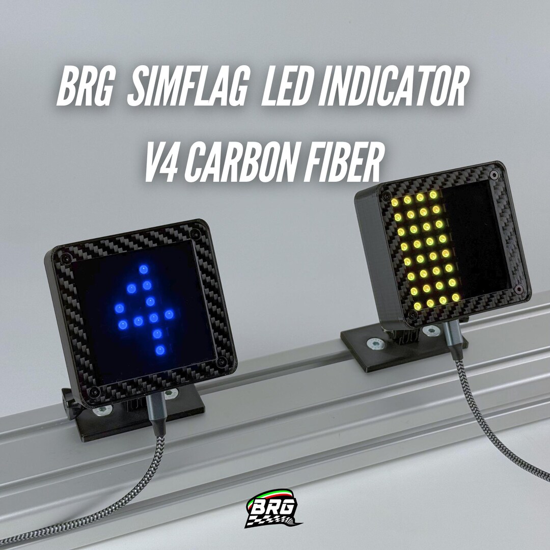 BRG Simracing V4 LED Flag Indicator, 64 Leds, Plug and Play - Etsy