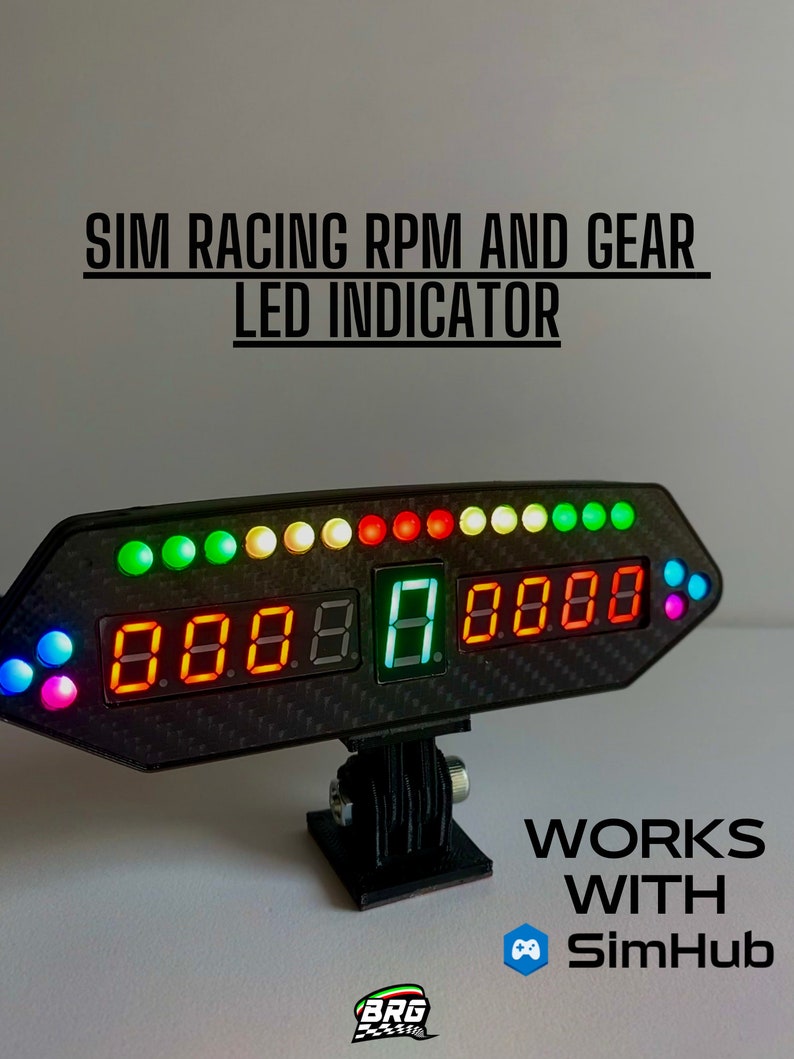 BRG Simracing Led Flag Gear Rpm and Speed Indicator Plug - Etsy