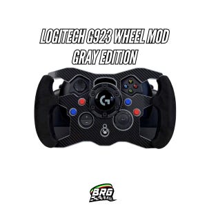 Logitech G923 Xbox Open Wheel Mod Gray Version - 2026 Updated Version