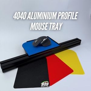 Mouse Tray – 40x40 Aluminum Profile Compatible with Custom Color Top Plate