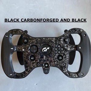 Black Version F1 Open Wheel Mod for Thrustmaster T300/RS GT. With suede and 10+ colours