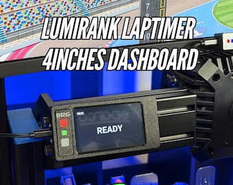 BRG Simracing Lumirank rondetimer - touchscreen dashboard 4 inch