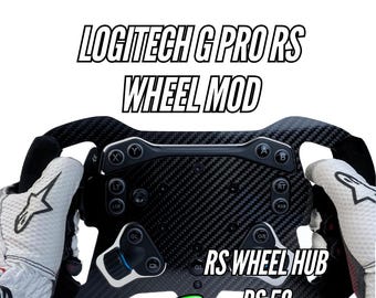 Modification de roue ouverte en fibre de carbone véritable pour moyeu de roue RS Logitech G Pro