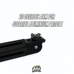 40x40 Aluminum Profile Adjustable Arm Support with 20 Degrees Angle