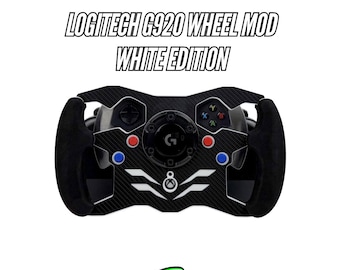 Logitech G920 Open Wheel Mod Versión Blanca - Versión Actualizada 2026