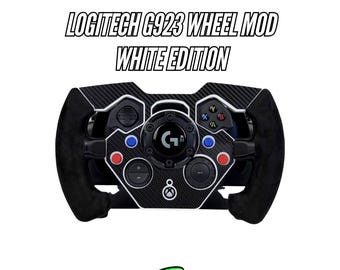 Logitech G923 Xbox Open Wheel Mod V2 Versión Blanca
