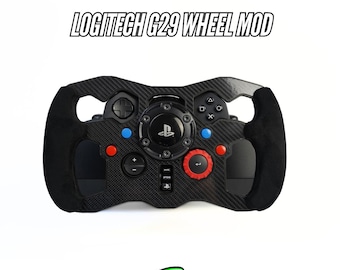 Logitech G29/G923 Open Wheel Mod Schwarze Version.