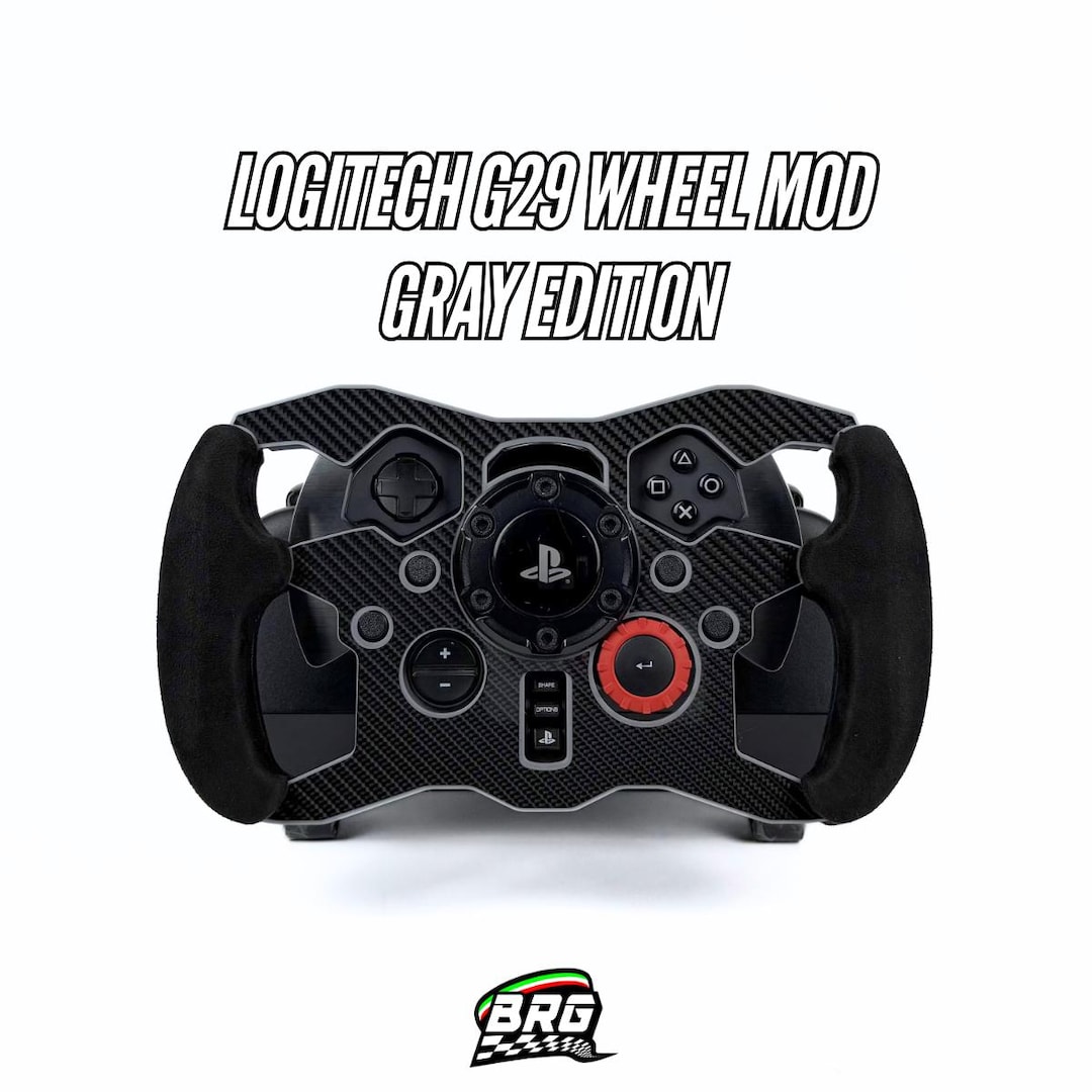 Logitech G29/G923 Open Wheel Mod Metallic Gray Version - 2026