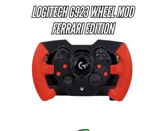 Logitech G923 Xbox Open Wheel Mod V2 Versión Ferrari