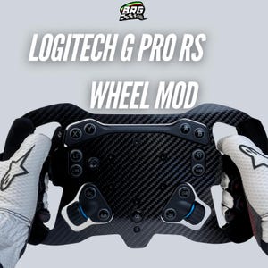 Logitech G Pro Real Carbon Fiber Open Wheel Mod for RS Wheel Hub