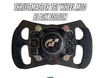 Black Version Open Wheel Mod for Thrustmaster TGT. With Alcantara and 10+ colours