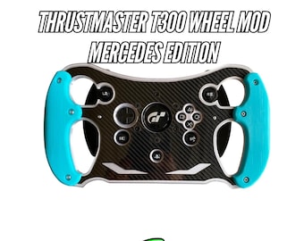 Mercedes Version McLaren GT3 Open Wheel Mod for Thrustmaster T300/RS GT. With suede and 10+ colours