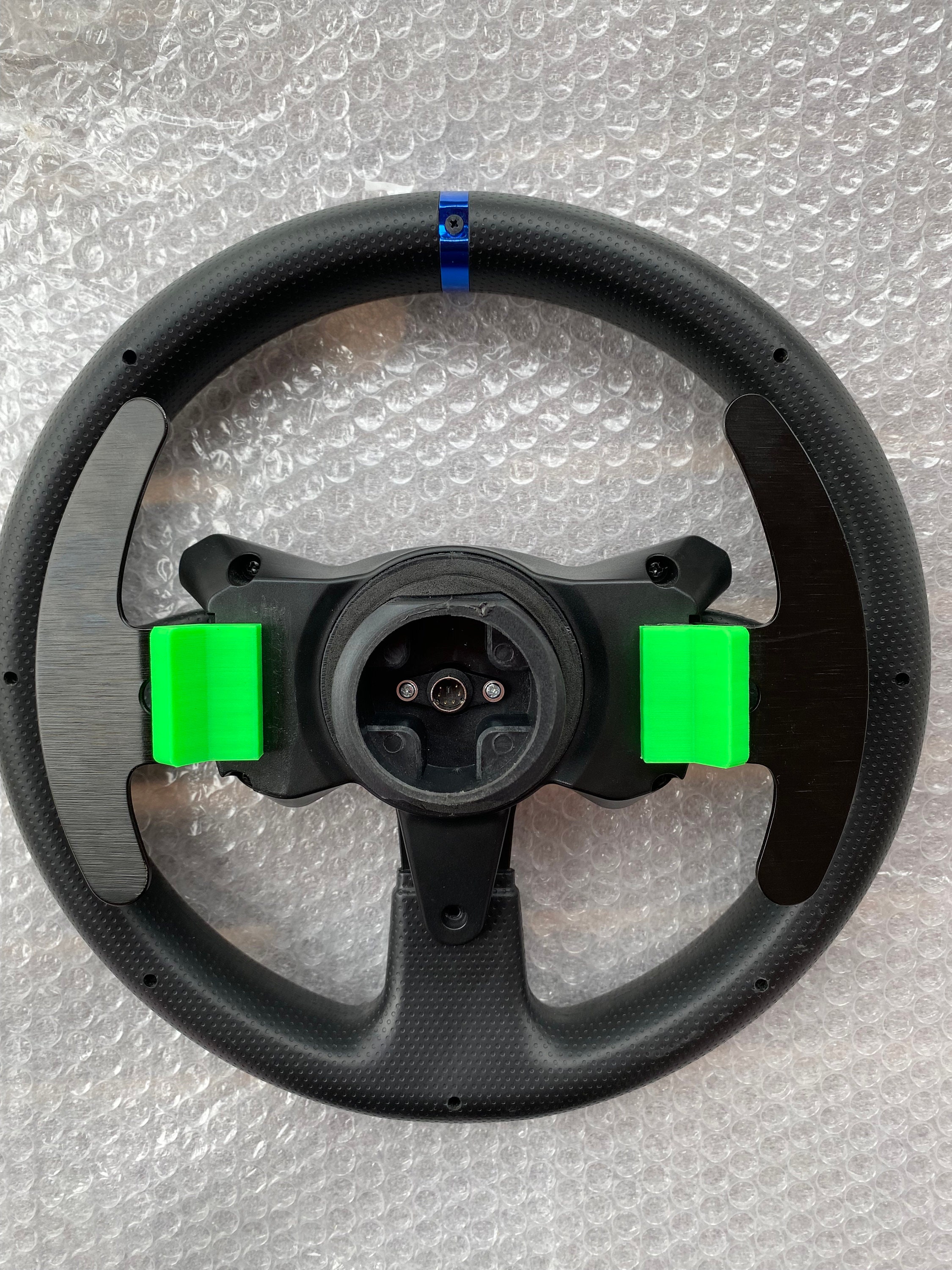 For Thrustmaster TGT TGT2 Racing Car Game Mod Steering Wheel Carbon Fiber  Paddle Shifter Adapter