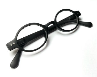 Old Fashion Oval Reading Glasses With Spring Hinges Retro Designed Small Round Frame Strength +0.00 ~ +4.00