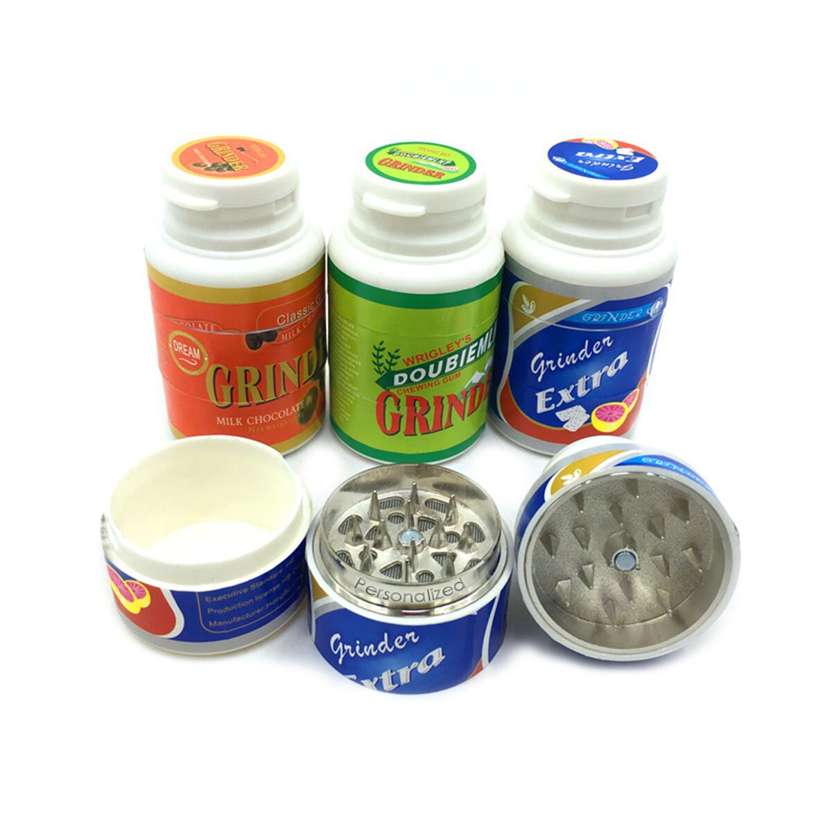 Personalized Grinder,metal Herb Grinder,cute Grinder,funny Grinder,spice Grinder,custom Grinder