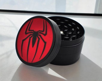 Personalize Grinder,Metal Herb Grinder,Cute Grinder,Girly Grinder,Spice Grinder,Custom Grinder,Cool Grinder,Spider Grinder,Halloween Grinder